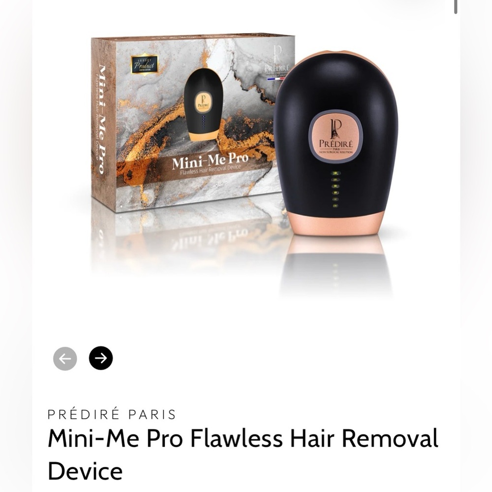 Mini-Me Pro Hair Removal Device - Black and Gold